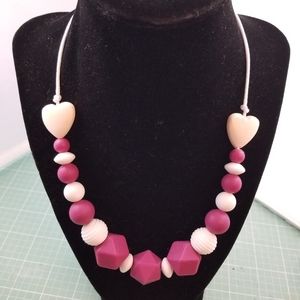 Mommy and me teething necklace